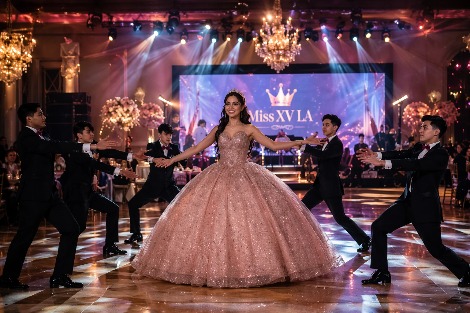 Quinceañera Miss XV LA — Dirección y producción de eventos en Los Angeles